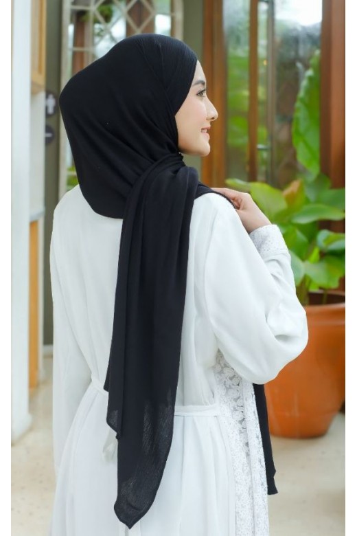 Pasmina Instan Organic Alia Black